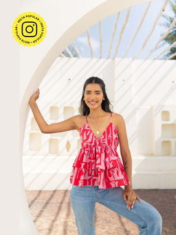 Fancy Pastels - Women Pink Soulmate Top