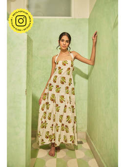 Fancy Pastels - Women Green Nargis Maxi Dress