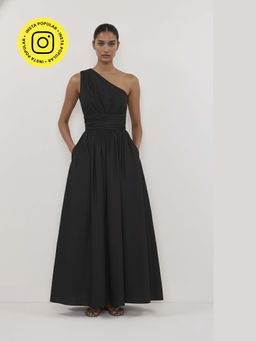 Fancy Pastels - Women Black Midnight Ascend Gown Dress