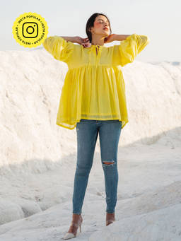 Fancy Pastels - Solid Harper Top
