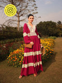 Burgundy color option, Currently selected