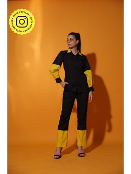 Gauri Designer Apparels - Womens Citrine Co-Ord (Set of 2)