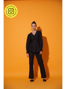 Gauri Designer Apparels - Womens Noir Co-Ord (Set of 2)
