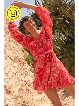 Happi Space - Margarita Dress In Jaipur Print (Set of 2)