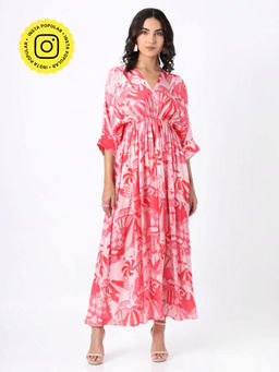 House of Soi - Pink Printed Dress