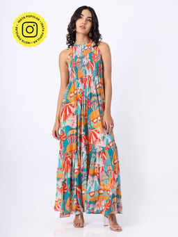 House of Soi - Multi-Color Printed Mela Jumpsuit