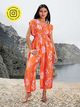 House of Soi - Orange Chilies Jumpsuit