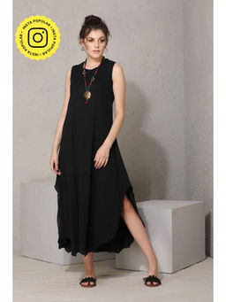 Karuna Khaitan - Black Mila Solid Dress