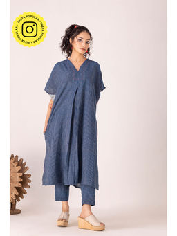 Karuna Khaitan - Womens Blue Sol Co-ord (Set of 2)