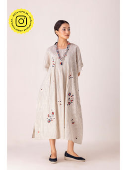 Karuna Khaitan - Beige Dhari Kaftan