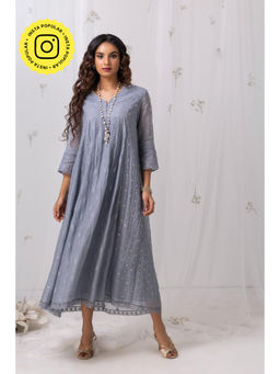 Karuna Khaitan - Nyssa Blue Dress