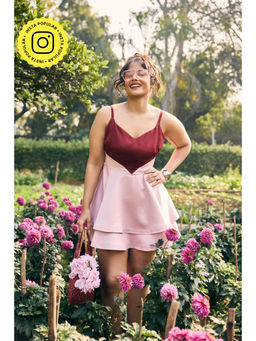 Lea Clothing - Glynis Satin Mini Dress