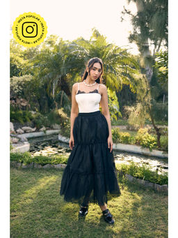Lea Clothing - Fredercia White Satin and Lace Corset Top