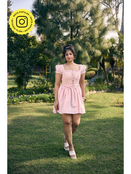 Lea Clothing - Pink Murial Mini Dress