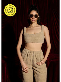 Lea Clothing - Cozy Tan Teddy Bralette