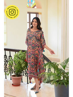 Mahee Jaipur - Myra Muslin Fabric with Zari Work Kaftan Dress