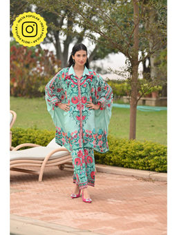Mahee Jaipur - Cadmium Green Co-Ord Set