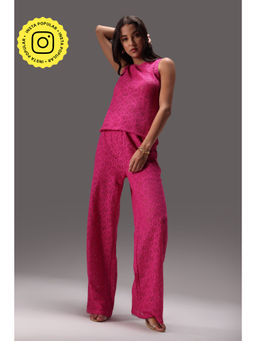 Obleka - Pink Dainty Lace Co-Ord (Set of 2)