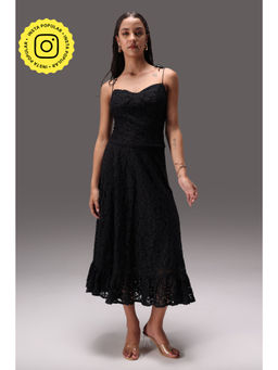 Obleka - Black Midnight Lace Co-Ord (Set of 2)