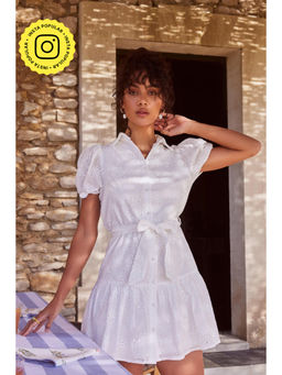 Quiz Clothing - White Mini Dress (Set of 2)