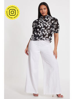 Quiz Clothing - Women Black Collar Neck Blouse