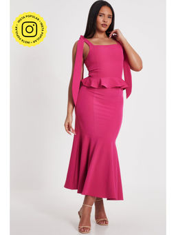 Quiz Clothing - Women Magenta Shoulder Straps Top