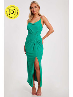 Quiz Clothing - Green Women Maxi Dress