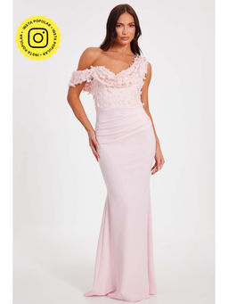 Quiz Clothing - Pink Women Bodycon Gown