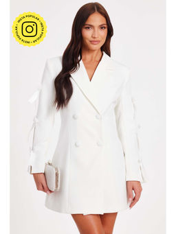 Quiz Clothing - White Women Blazer Dress