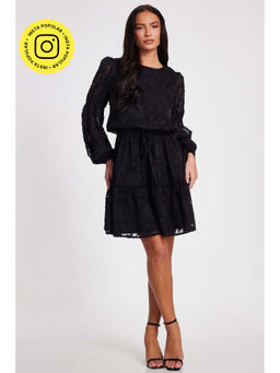 Quiz Clothing - Black Women Fit and Flare Dress