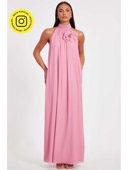 Quiz Clothing - Pink Women A-Line Dress