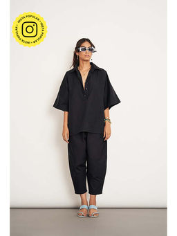SPACE - Ikigai Black Top And Bag Pant