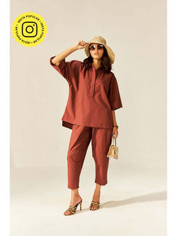 SPACE - Ikigai Rust Top And Bag Pant