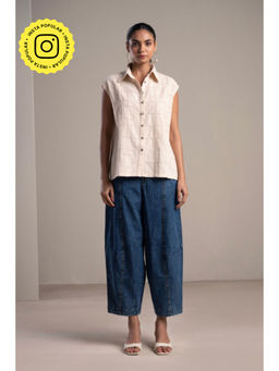 SPACE - Easy Hour White Shirt With Pant