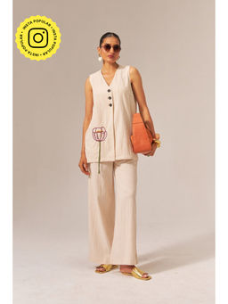 SPACE - Fiji White Top And Pant
