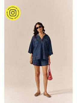 SPACE - Gelato Blue Shirt With Pant