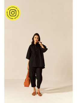 SPACE - Ikigai Black Shirt With Pant