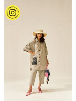SPACE - Lavasa Green Shirt With Pant