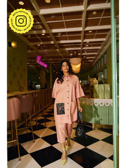 SPACE - Lavasa Coral Shirt With Pant