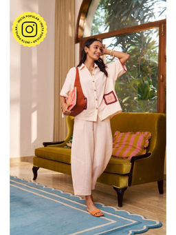 SPACE - Tuscan White Shirt With Pant