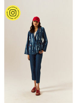 SPACE - Yana Denim Blue Shacket With Pants