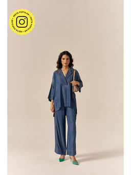SPACE - Yous Blue Top And Pant