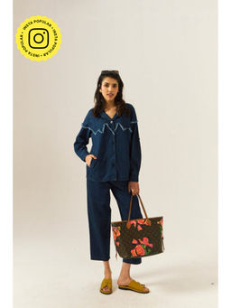 SPACE - Tru Blue Shirt With Pant