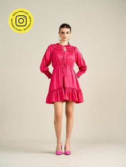 Style Island - Ella Pink Dress for Women