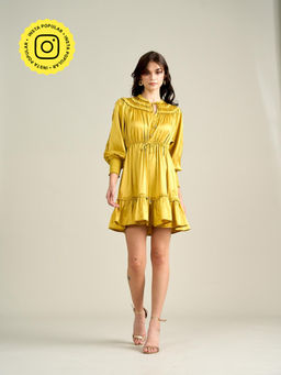 Style Island - Ella Gold Dress for Women