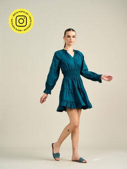 Style Island - Stella Turquoise Dress for Women