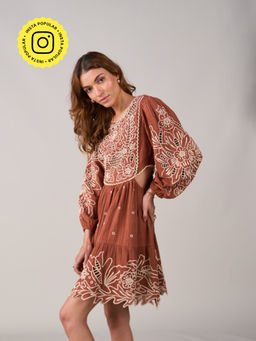 Style Island - Hannah Embroidered Dress