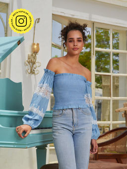 Style Island - Molly Blue Top