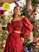 Red color option, Currently selected
