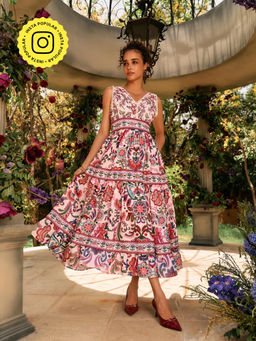 Style Island - Womens Marilyn Floral Maxi Dress